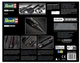 Збірна модель 1:110 літак Lockheed SR-71 Blackbird easy-click-system Revell 03652 - изображение 11