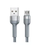 Кабель для заряджання Remax Jany RC-124m USB 2.0 - micro USB 2.4A 1 м Сріблястий (2269) - изображение 2