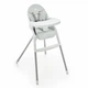 Стільчик для годування Dinnly Kinderkraft KHDINN00LGR0000 Grey - зображення 1