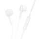 Проводные наушники 3.5mm Borofone BM76 Ocean вкладыши с микрофоном 1.2m White - изображение 3