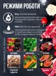 Вакууматор вакуумный упаковщик для продуктов и запайки вакуумных пакетов кухонный электрический автоматический 2 режима сухой влажный мощность 110 Вт компактный герметическое хранение мяса рыбы овощей фруктов сухих и влажных продуктов для дома и кухни - изображение 3