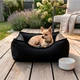 Уличная лежанка для маленьких собак BOSYAK Outdoor Waterproof 50x45 Черная (4-6 кг) - изображение 1