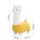 Пуф-стілець дитячий RIAS N673 у формі альпаки 110×70×38 см Yellow (3_08169) - зображення 3