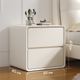 Тумба приліжкова з двома шухлядами P328-50-White - зображення 8