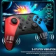 Беспроводной контроллер HELLCOOL для консолей Switch, Lite и OLED, Switch 2, джойстик для Nintendo, геймпад с вибрацией, контроллер с турбо - изображение 3