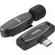 Микрофонная радиосистема Hoco L15 Crystal USB-C Black (789037) [158597] - изображение 3