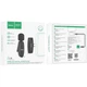 Микрофонная радиосистема Hoco L15 Crystal USB-C Black (789037) [158597] - изображение 7