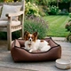 Уличная лежанка для маленьких собак BOSYAK Outdoor Waterproof 65x50 Коричневая (4-6 кг) - изображение 1