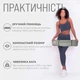 Коврик для йоги и фитнеса EasyFit TPE 6 мм нескользящий экологичный двуслойный 183x61 см серый черный - изображение 2