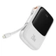 Зовнішній акумулятор Baseus Qpow Pro Швидка зарядка 10000mAh White (р.117 × 70.6 × 25 мм) - зображення 5