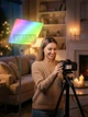 Прямокутна LED лампа RGB відеосвітло 36х25см професійний фотосвітильник з пультом від мережі 220V - зображення 8