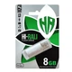 Флеш память USB Hi-Rali Rocket USB 2.0 8GB Steel - изображение 2