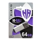Флеш память USB Hi-Rali Stark USB 2.0 64GB Steel - изображение 2