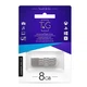 Флеш память USB Touch & Go USB 2.0 8GB Metal 103 Steel - изображение 2