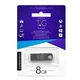 Флеш пам'ять USB Touch & Go USB 2.0 8GB Metal 117 Black - зображення 2