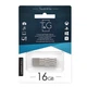 Флеш память USB Touch & Go USB 2.0 16GB Metal 103 Steel - изображение 2