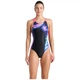 Купальник жіночий суцільний Arena Dreamhline Swimsuit V Back (UV 50+) 38 Чорно-рожевий (008328-500-38) - зображення 6