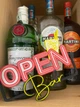 Табличка-вивіска для бару open bar з коктейлем. Aivory - изображение 2