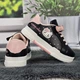 Кроссовки детские для девочки Ok Shoes черные с розовым эко-кожа демисезонные 35р (20,5 см) 7173 - изображение 6