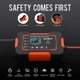 Умное зарядное устройство Nexpeak 12В 6А для АКБ, заряд/удержание/десульфатация, LCD, авто/мото/чевен/газонокосилка - изображение 4
