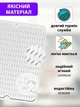 Коврик для сушки посуды защитный рельефный и антискользящий VMHouse сушилка подкладка для кухни под посуду 30 х 40 см силиконовый белый (0106-0005) - изображение 5