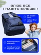 Рюкзак для детских аксессуаров мини рюкзачок тканевый 9л VMHouse женский мужской спортивный для путешествий туристический сумка для документов девочки и мальчика темно-синий (0143-0004) - изображение 3