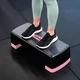 Степ-платформа Gymtek 3-х уровневая черно-розовая - изображение 5