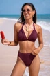 Купальник Cupshe S бордовий 125050 - зображення 3
