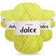 Упаковка YarnArt Dolce, Маргаритка №851, 5шт - 5 мотків по 100 г 120 м, плюшева пряжа для іграшок, пледів і аксесуарів, 100% мікрополіестер - зображення 1