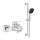Змішувач для ванної одноважільний із коротким виливом GROHE QuickFix Dice хром метал BF101872VC - зображення 2