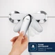 Змішувач для ванної одноважільний із коротким виливом GROHE QuickFix Dice хром метал BF101872VC - зображення 6