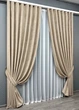 Комплект готових штор VR-Textil Шеніл преміум VELMIRA Rich № 1926ш Бежевий 150х290 см 2 шт (33-0992 - зображення 3