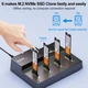 Док-станция для накопителей Maiwo 4NVMe M.2 SSD Key M/B+M to USB4.0 USB-C 40Gbps (K3015P4) - изображение 6
