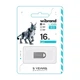 Флеш-память USB Wibrand металл 16ГБ серебряная (663407) - изображение 2