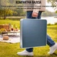 Раскладной стол чемодан с 4 стульями для пикника, рыбалки Folding Table 120 х 60 х 70 см (MH-5309S) Серый - изображение 4