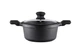 Кастрюля с антипригарным покрытием и крышкой Vinzer Kuro Induction Line 20 см, 2.2 л (50427) - изображение 2