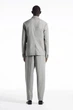 Штани чоловічі COS micro-houndstooth trousers - cropped 1217335001 Eur 48 Сірий - зображення 2