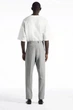 Штани чоловічі COS micro-houndstooth trousers - cropped 1217335001 Eur 48 Сірий - зображення 4