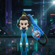 Брелок фигурка Одинадцять из сериала Очень странные дела Stranger Things Eleven на ключи рюкзак сумку пенал, игрушка 8,4 см - изображение 2