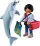 Набір іграшок Playmobil Animals and Friends Zoo: Дельфін і відвідувач 72091 (4008789720917) - зображення 3