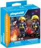 Набір іграшок Playmobil Duo Pack Пожежна служба 71375 (4008789718853) - зображення 1