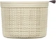 Кошик для зберігання з кришкою Curver Jute 2 л (01903) Кремовий - зображення 2