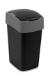Контейнер для мусора с поворотной крышкой Curver Flip Bin 25 л (02171) Черный - изображение 1