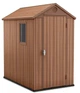 Сарай садовый пластиковый (домик) Keter DARWIN 4x6 (17209417) Коричневый - изображение 1