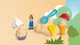 Набір іграшок Playmobil Junior Sand Кафе-морозиво з піску 72006 (4008789720061) - зображення 4