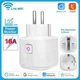 Wi-Fi розетка Tuya, Разумная розетка с Power monitor Смарт 16 Ампер! - изображение 1