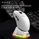 Ігрова бездротова миша Ajazz AJ159P MC -3 Mod-White-3311 Charging Dock - изображение 8