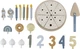 Zestaw do zabawy Little Dutch Torcik urodzinowy Błękit FSC LD8016 (8713291880160) - obraz 8