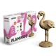 Картонный 3D пазл-конструктор "Cartonic 3D Puzzle FLAMINGO" Фламинго - изображение 1