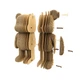 Картонный 3D пазл-конструктор "Cartonic 3D Puzzle ARTY BEAR" Арт Медведь - изображение 3
